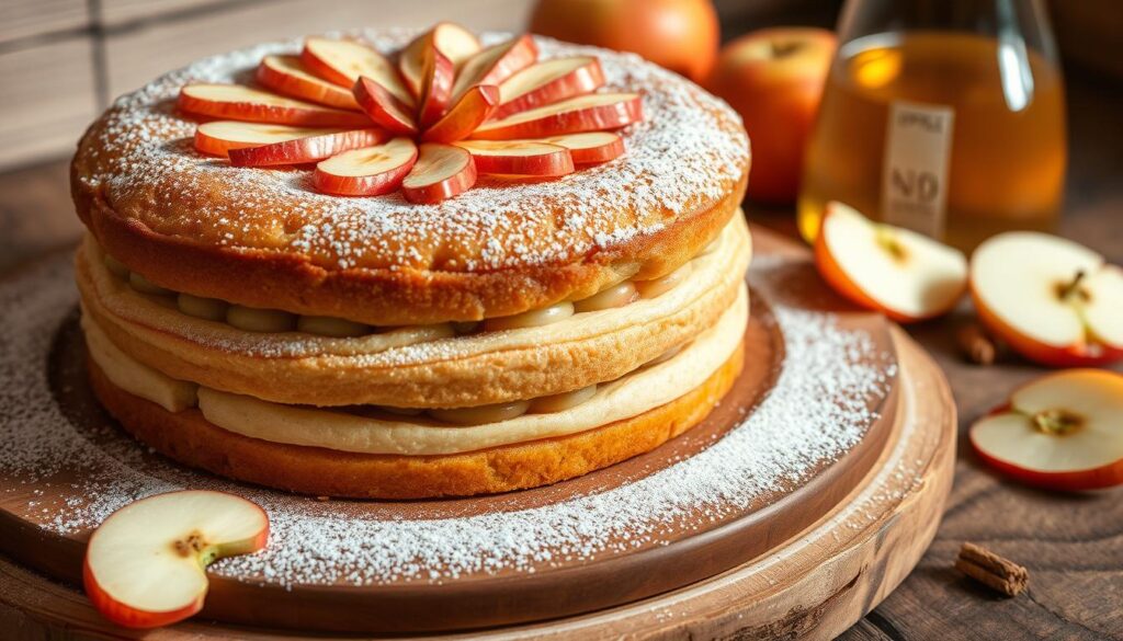 Apfel Wein Torte