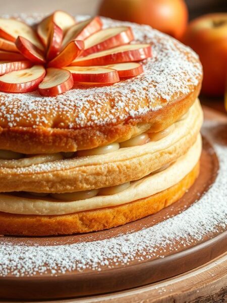 Apfel Wein Torte