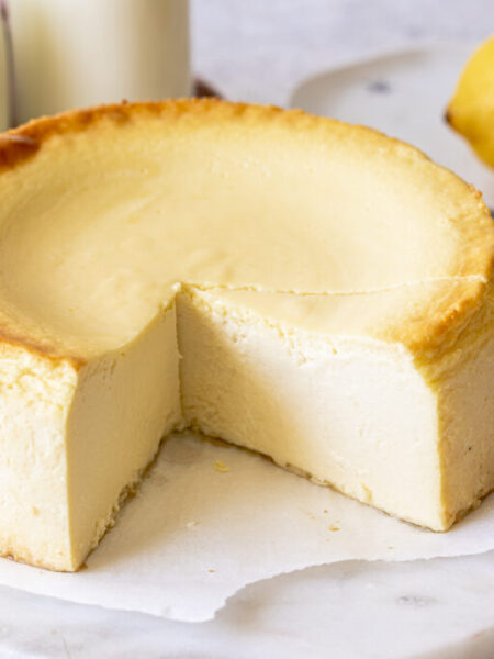 Käsekuchen ohne Boden