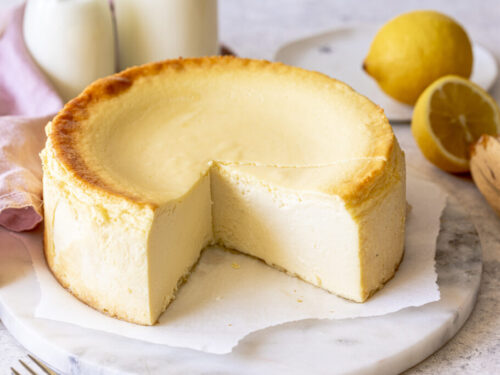 Käsekuchen ohne Boden