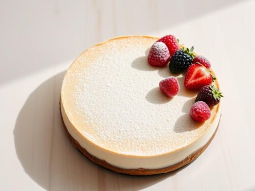 veganer käsekuchen