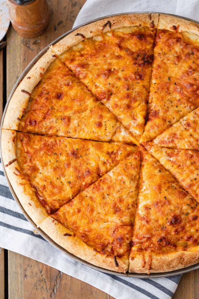 selbstgemachte Pizza