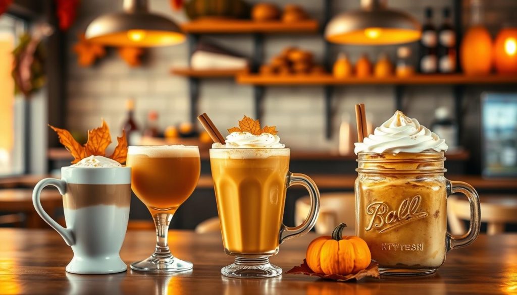 Variationen des Pumpkin Spice Latte