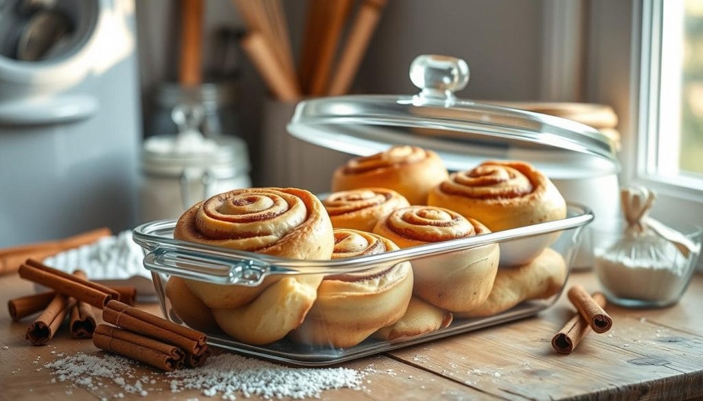 Zimtschnecken Aufbewahrung